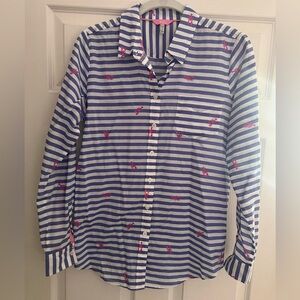 Joules Lobster button down. Size 6.